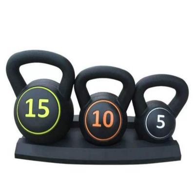 China Durable 3-Piece Kettlebell Grip Handle Dumbbell For GYM Home Workouts Exercise Fitness Weight Set 5lb, 10lb, 15lb Weights With Case for sale