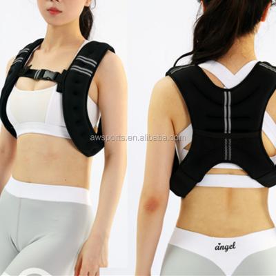 China Wholesale Customized Sports Logo Slim Body Back Support Factory Unisex Weight Fitness Workouts Running Vest for sale