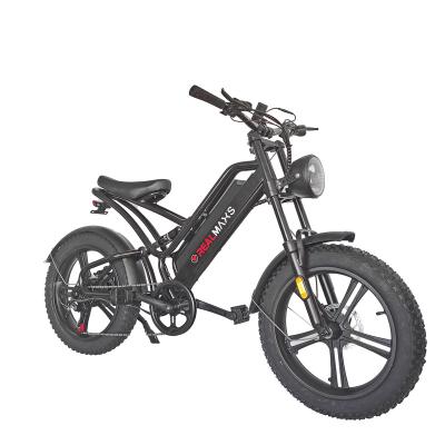 China Aluminum alloy REALMAXS MA-20 fat tire ebike 750W 1000W fat tire electric bicycle for adult for sale