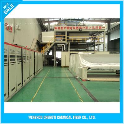 China 1600mm SS Nonwoven Fabric Making Machine 10*25*10.5m / 14*30*10.5m / 17*30*10.5m for sale