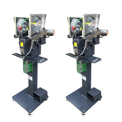 China Building Material Shops JZ-989N2 Plastic Electric Automatic Snap Button / Fork Strapping Machine With Servo Motor for sale