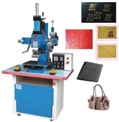 China machinery & Hydraulic Hardware Hot Foil Stamping And Embossing Machine For Leather / Printer Bronzing Machine for sale