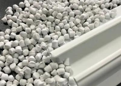 China White PVC Compound With High Impact Strength For PVC Window Profiles Extrusion Pvc Granules Plastic Pvc Material for sale