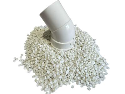 China White Hard Rigid Upvc PVC Raw Material For Bend Pipe Fitting UPVC Compound Granules for sale