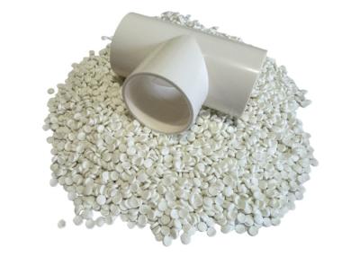 China PLASTIC uPVC THREAD FITTINGS FEMALE ELBOW PVC Compound Granules  High Gloss Pvc Granules For Water Pipe Fittings for sale