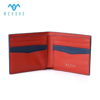 China 100% RFID rfid wallet custom high quality genuine leather slim luxury card holder for sale