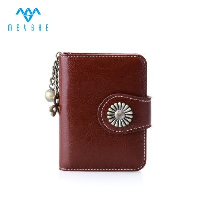 China NATIONAL Hot Sale Vintage Travel RFID ID Card Holder Genuine Leather Plastic With Tassels for sale