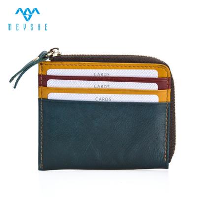 China Factory Price NATIONAL Supplier China Leather Custom Zipper Coin Purse For Student for sale