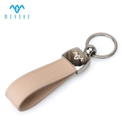 China Custom Full Grain Genuine Leather Luxury Key Chain Holders NATIONAL for sale