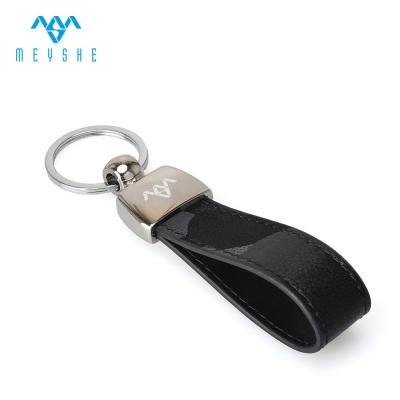 China NATIONAL Customized Luxury Genuine Leather Sublimation Key Chain Holder With Logo for sale