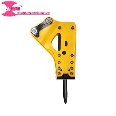 China Mini Excavator Hydraulic Hammer Drill Rod Triangle Hammer Rock Drill Excavator Spare Parts Hydraulic Impact Breaker for sale