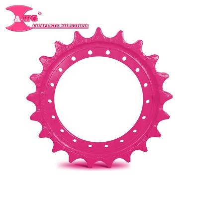 China Excavator Spare Parts Construction Machinery Equipment Excavator Chassis Parts Of Drive Gear Ring Alloy Sprockets for sale