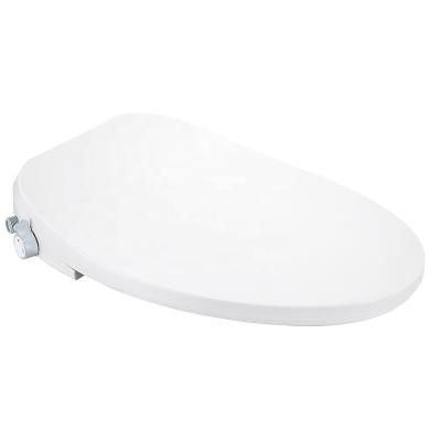 China HaoEhhl OEM/ODM Non-Electric Plastic Bathroom Non-Electric Bathroom Double Spout Soft Narrow Toilet Seat Bidet Seat WC PP Toilet Seat Cover With Female Wash for sale