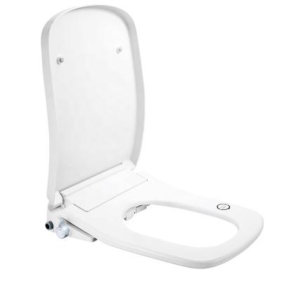 China Slow-end Toilet Seats HaoEhhl OEM/ODM Cold Water Toilet Seat Non-Electric Bidet Double Spout Square Toilet Seat for sale