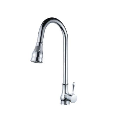 China High Quality Thermostatic Faucets Pull Down Single Handle Home and Hotel Kitchen Thermostatic Modern Long Neck Water Faucet for sale