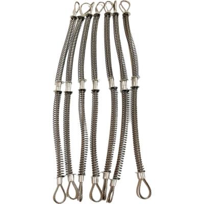 China Explosion-proof Oil Pipeline Chain Steel Wire Rope Stainless Steel Wire Rope Cable Hook Pressed Terminal Aluminum Sleeve for sale