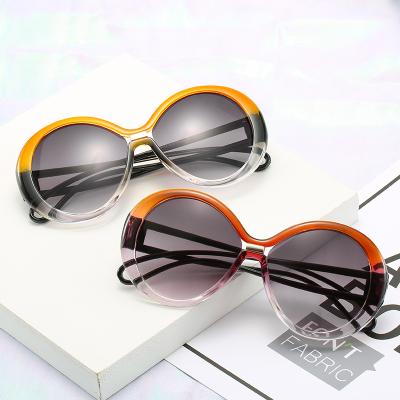 China Italian Sunglasses Men Women Round Front Unique Empty Temple Fashion Sunglasses Designer New for sale