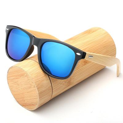 China Custom Wooden Sunglass Gafas De Sol Bamboo Shades Wooden Sunglasses Men Fashion Sun Glasses Temple for sale