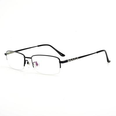 China Half Rim Ready Optical Glasses UMI Reading Glass Stock Titanium Optical Frames For Man GK-D D82122 for sale