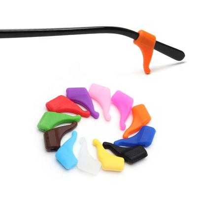 China Glass Stable Adjustable Silicone Anti Slip Temple Holder Glass Ear Hooks Tilt Glasses Grip for sale