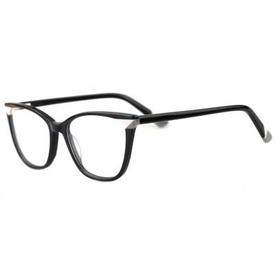 China Comfortable Simple Design UMI Cat Eyes Acetate Frame Eyeglasses On Hot Sale YM-GS-FP1889 for sale