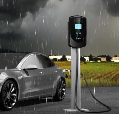 China New designed 22KW EV charging station NFC EV wallbox EV wall mounted charger FE-AM2-32P3 for sale