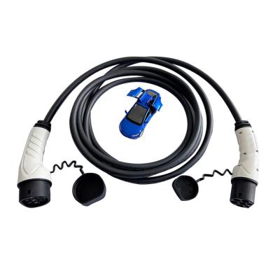 China Type2 Single Phase 16A To Type2 ev Charging Cable 5M IEC62196 FE-A16D-E& VS for sale