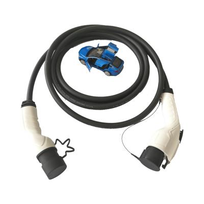 China Best price commercial j1772 type 1 to type2 62196 ev charging cable 5m 16A for sale