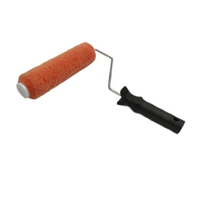 China 9 Inch American Professional Red Pilou Polyester Paint Roller American Kind Brush for sale