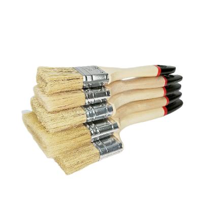 China Hot Selling Plastic Handle Black Tail Nylon Hair Paint Brush For Painting for sale