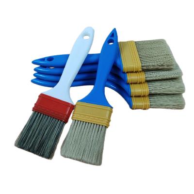 China Factory Cheap Nylon Paint Brush 1-5inch Plastic Hair Planting Paint Brush for sale