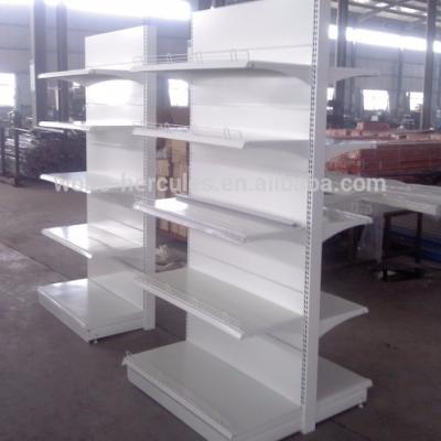 China Supermarket double sided tegometal shelving/shop shelving for sale