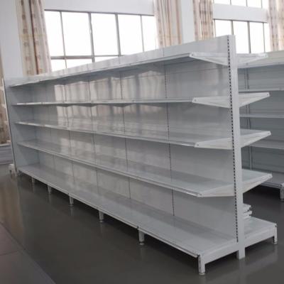 China Single Sided Perforated Hole Metal Retail Single Sided Shelf for sale