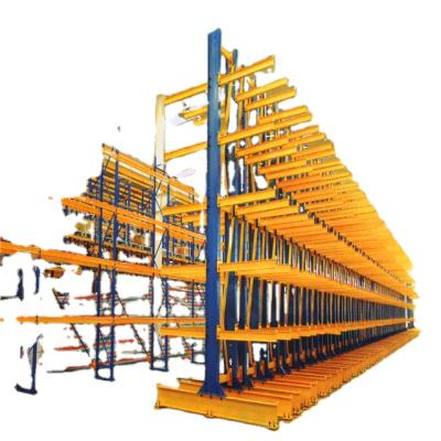 China Corrosion Protection Heavy Duty Shelving Arm System Racking Single Side Base Metal Cantilever Rack for sale