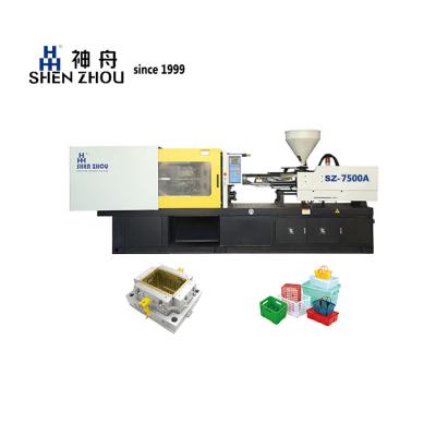 China Professional quality 750ton horizontal seafood plastic crate/various molding machine price/basket box making injection molding molding for sale