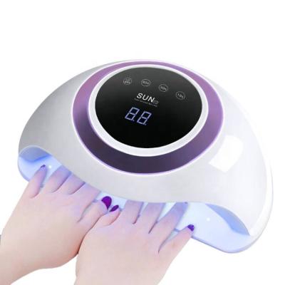 China Hot Selling Lady Nail Beauty Tools Amazon Nail Gel Polish Led Sunlight Professional Manicure Products Hand Nail Double Lamp for sale