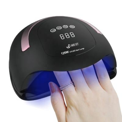 China Lady's Nail Beauty Tools Hot Selling Nail Gel Salon Machine Polish Fast UV Curing High Quality Intelligent Led Lamp For Nails for sale