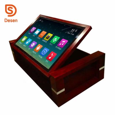 China Indoor Android Wifi Multi-touch Touch Screen Smart Interactive Coffee Table for sale