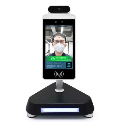 China Temperature Measurement Desktop AI Detection and Face Recognition Body Temperature Scanner Measurement for sale