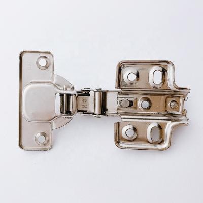 China Adjustable 261 271 Nickel Plated 50g One Way Cold Rolled Steel Cabinet Hinges for sale