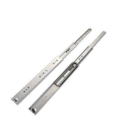 China Jieyang Factory 53mm Heavy Duty Loading Rail Rail Wall Slide Industrial Toolbox Drawer Undermount 120kgs Heavy Duty Storage Drawers Double for sale