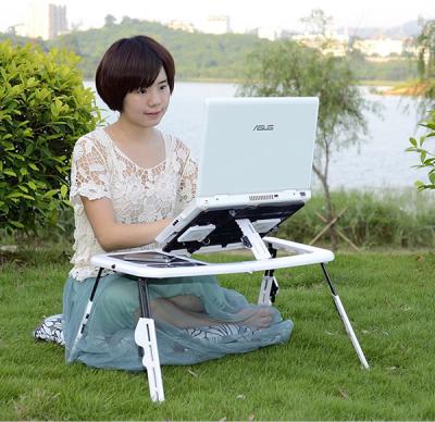 China (Waist)Adjustable Foldable Wooden Bed Laptop Table Laptop Stand Laptop Cooling Stand for sale