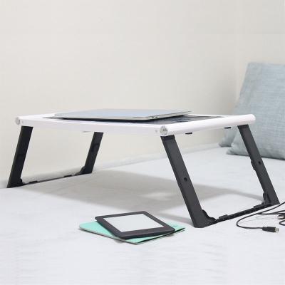 China Amazon hot sale modern overbed wooden adjustable portable foldable laptop table for bed for sale