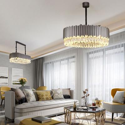 China Modern Decorative Artist Villa Pendant Light Home Lamp Water Chandelier Modern Premium Crystal Strip Lamp Branch Copper Lighting for sale