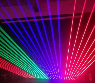 China Theme Park Bar Eight Eyes Laser Light Full Color RGB Slow Exposure Color Beam Laser Red Green Red Green Projector for sale