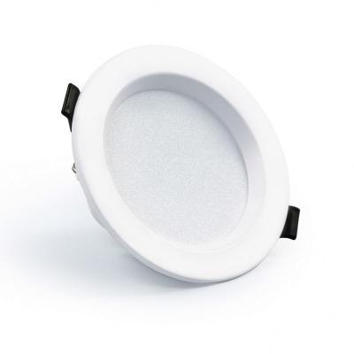 China Modern IP44 Square Double Color COB Deep Recessed Trimless Down Light 10W Led Downlights for sale