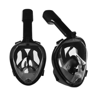 China Snorkeling Scuba Diving Full Face Mask Spearfishing Scuba Mask Full Face Snorkeling Mask Anti Fog Training For Gopro Full Face Snorkel for sale