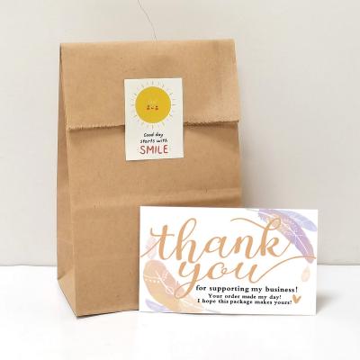 China Gift.Shopping.Food.Candy. Cheap Agriculture Custom Thank You Card For Small Business Greeting Card With Logo Thank You Card Printing for sale