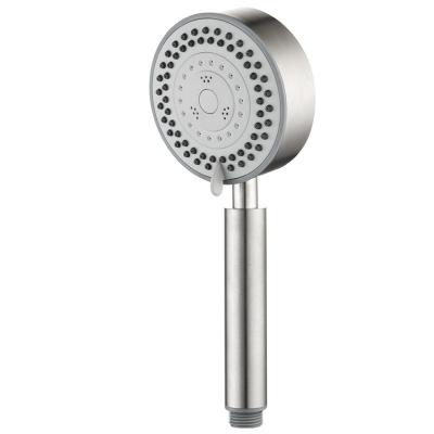 China With Diverter 4 Modes Stainless Steel Handheld Shower Head Fall Resistant Wall Mounted High Pressure For Bathroom Water Rainfall Saving Shower for sale