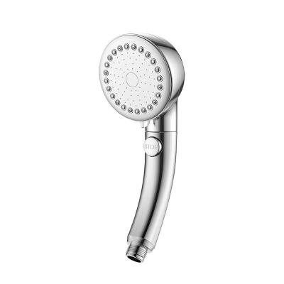 China With Adjustable Diverter 3 Modes Bath Shower Head Water Saving Bathroom Shower SPA High Pressure Nozzle Pressurized Rain Shower for sale